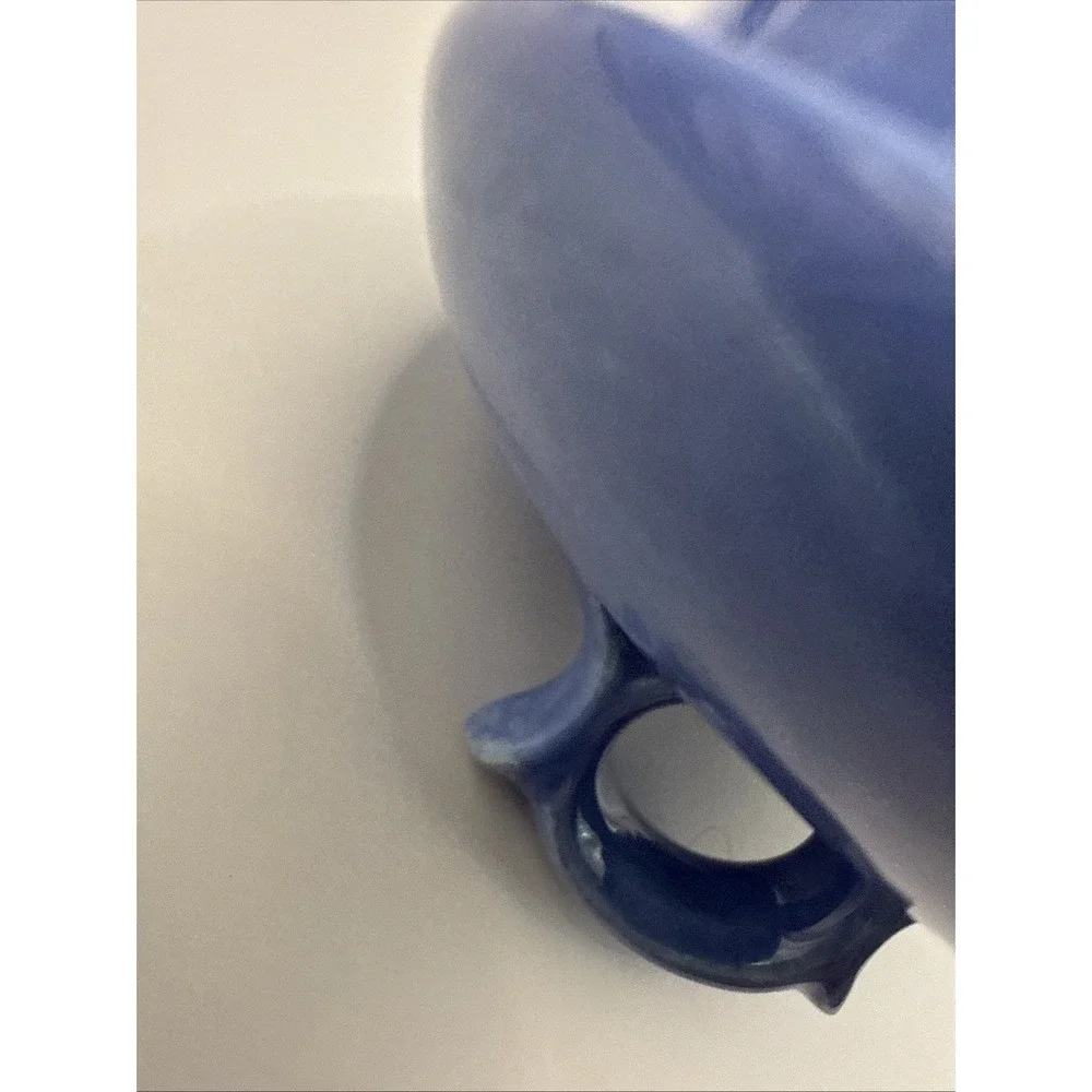 Stangl Pottery Cream And Sugar‎ Set Colonial Blue MCM Vintage